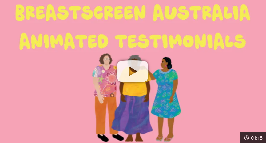 breastscreen australia animated testimonial video aboriginal women